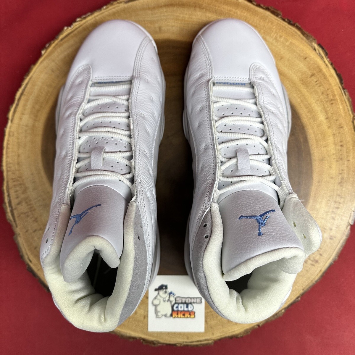 NIKE AIR JORDAN XIII 13 RETRO WHITE FLINT GREY UNIVERSITY BLUE