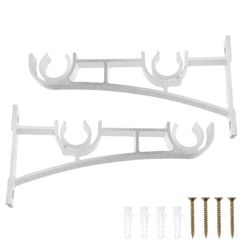 2PZ Cortineros Para Cortinas Eleganti Accessori per Tende Ganci Asta Tenda - Foto 9 di 12
