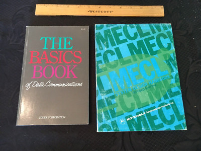 MOTOROLA Data Books, lot of 2.  MECL/ECL & ''The Basics of Data Communications''
