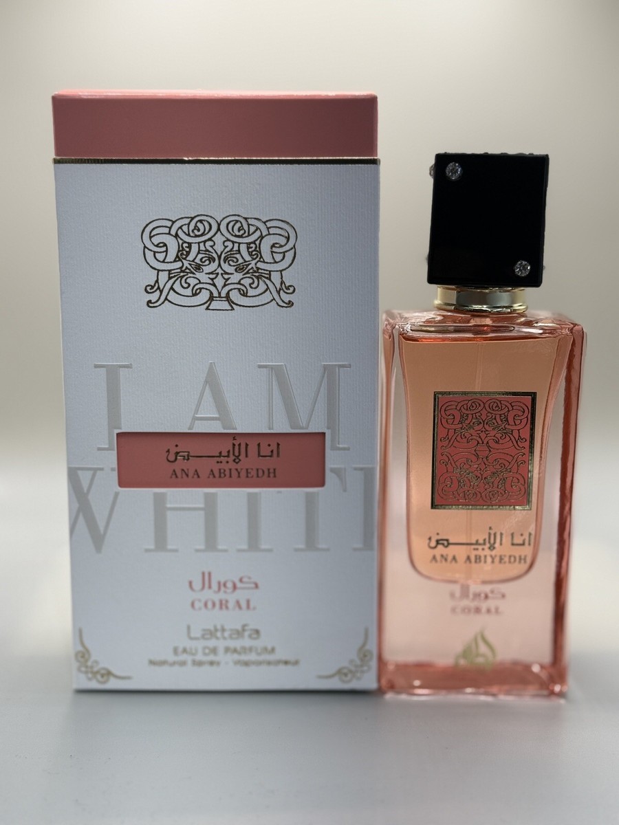 Ana Abiyedh CORAL by Lattafa Eau De Parfum 2.04oz/60ml Spray New