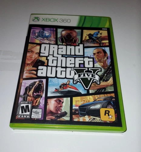 Grand Theft Auto V 5 XBOX 360 2 Game Discs w/ Manual NO Map