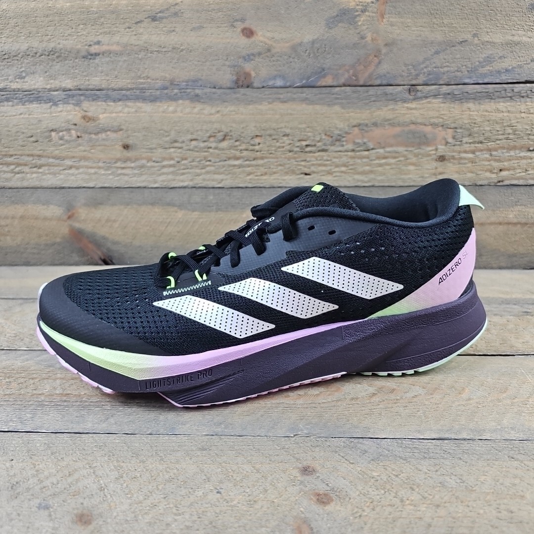 adidas Adizero SL Women's Running Shoe Black Zero Metallic Green
