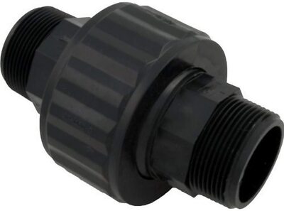 Hayward 1-1/2-Inch MIP Black Self-Aligning Double Male End Union Replacemnt