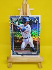 2024 Bowman #BCP-106 Jaron Elkins Chrome Prospects Mini-Diamond Refractors