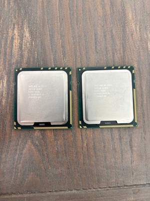 Matched Pair Intel Xeon E5548 2.93GHz LGA1366 Server CPUs - Dell R710 Pull