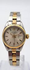 Vintage Two Toned Rolex Oyster Perpetual Date Watch WORKS Lot.C11