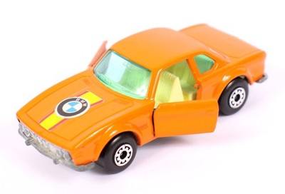 Matchbox Superfast #45 BMW 3.0 CSL Orange Green Windows