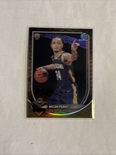 Micah Peavy 2025-26 Bowman Chrome BCV-41 Reptilian Refractor Rookie RC Pelicans