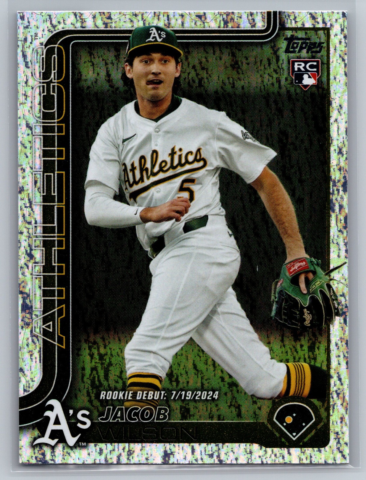 2025 Topps Update #US180 Jacob Wilson Holo Foil