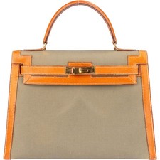 Hermès Classic Bicolor Kelly 32 Handbag Tasc...