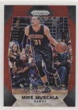 2017-18 Panini Prizm Ruby Wave Prizm Mike Muscala #104 jn1