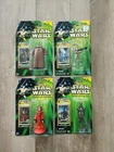 Lot 4 🔥 2000 Hasbro 🌟 Star Wars Power of the Jedi: Force File Collection 2