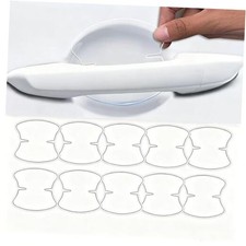 PCS Car Door Handle Scratch Protector, Clear TPU Protective Film, Anti 10