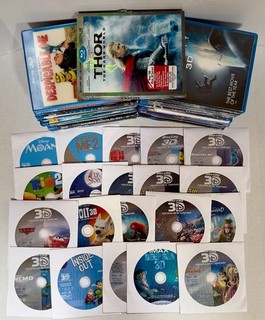 Lot of 20 3D Blu Rays 20 3D Discs. Various Themes. No Digital