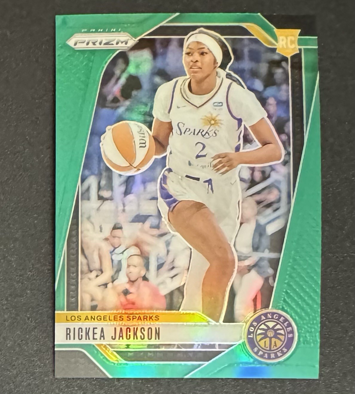 Rickea Jackson 2024 Panini Prizm ROOKIE Green #60 - Los Angeles Sparks