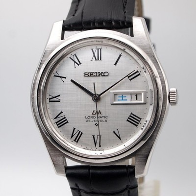 Seiko Roadmaster Timepiece Watch Silver Dial 36mm Lug 18mm Vintage Preowned