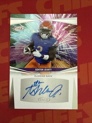 2025 Sage Low Series - Ashton Jeanty RC Silver Auto #A-AJ Raiders / Boise State