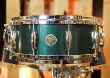 Tamburo rullante Gretsch 5,5x14 USA personalizzato Cadillac verde lucido laccato