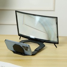 Curved HD Mobile Phone Screen Magnifier With Pull Out Design And Stable Support