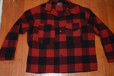 Pendleton vtg 60s 70s Usa Made Wool Hunting Jacket Coat NO LINING Plaid XL