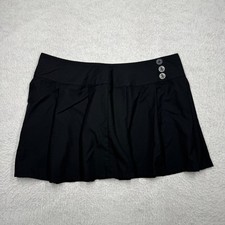 Hot Topic Black Pleated Skirt Goth Emo w/ Buttons Side Zip Women's Size 3XL