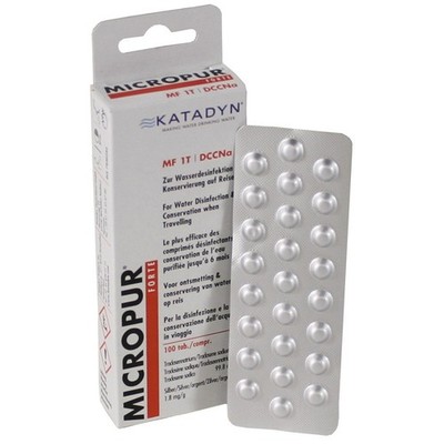 Katadyn Micropur Forte MF1T 100 Tabletten Wasserdesinfektion Wasseraufbereitung