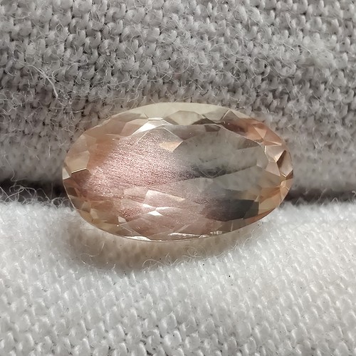 2 pièces bijoux pierres précieuses à facettes en pierre de soleil naturelle flashy Oregon forme ovale 2,3 cts - Photo 5/7