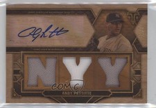 2022 Topps Triple Threads Relics Wood 1/1 Andy Pettitte #TTAR-AP3 Auto 1cc7