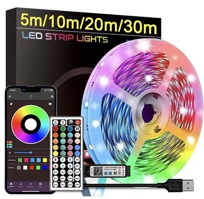 Led Lights Strip Color Changing RGB Led Strip with Remote and APP Control Tape