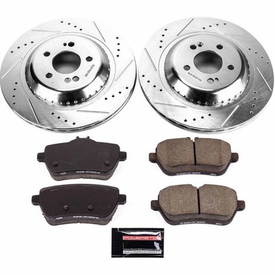 Power Stop K7181 Z23 Daily Driver Brake Pad and Z23 Evolution Brake Rotor Kit