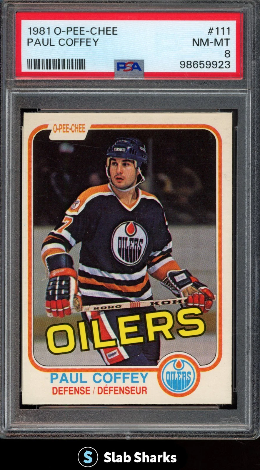 Paul Coffey trading card