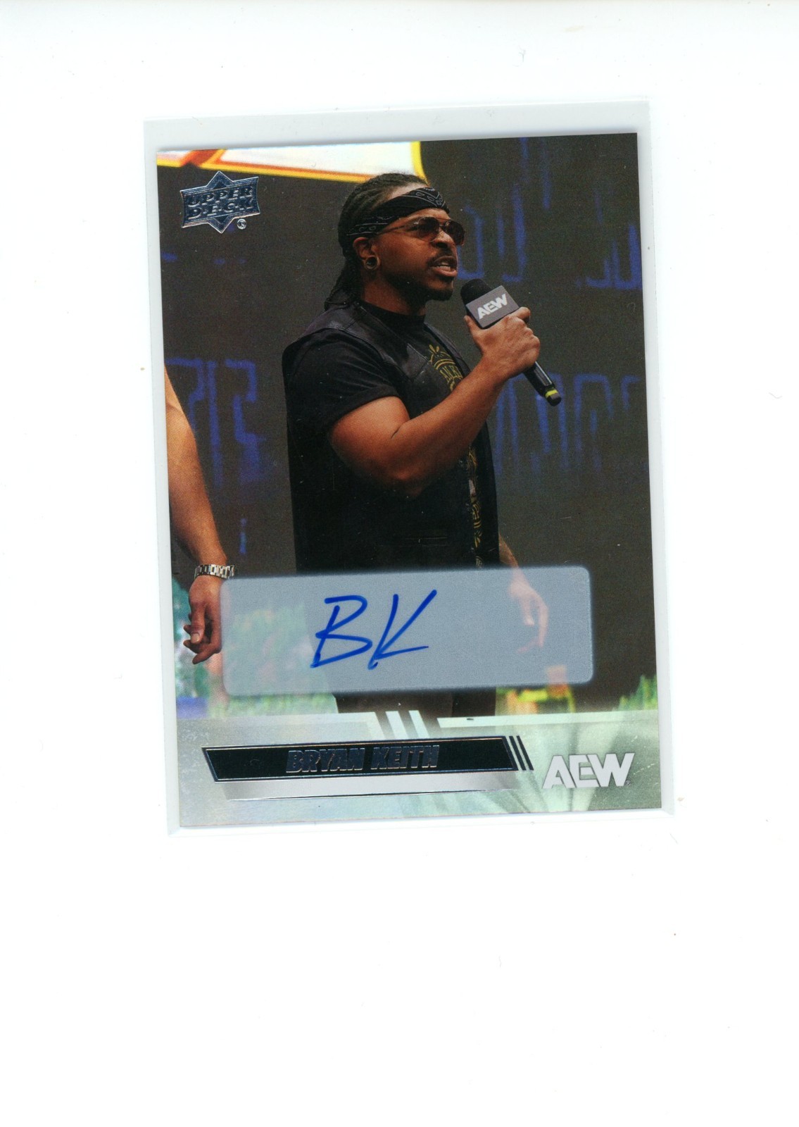 2026 Upper Deck AEW Bryan Keith #7 Autograph Auto
