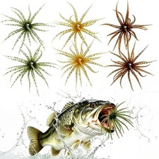 6 Pcs Fuzzy Dice Fishing Lure Dice Baits Bass...