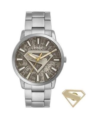 Superman × Fossil Limited METROPOLIS Quartz Watch Hero Set 2025 LE1207S