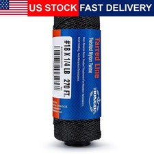  18 Twisted Tarred Nylon Bank Line 1080 FT, 1.5mm
