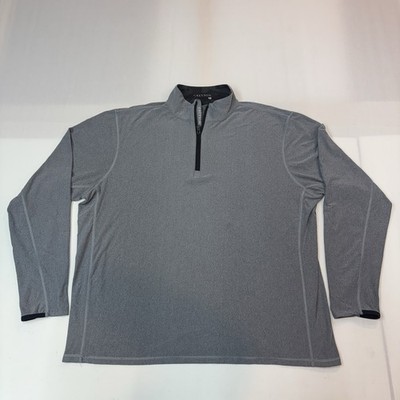 Greyson Golf Gray 1/4 Zip Pullover  Tate  Jacket Size XL
