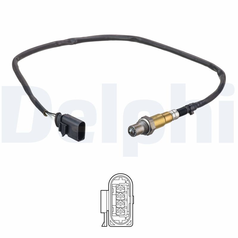 ES21273-12B1 DELPHI Oxygen Sensor for AUDI,SEAT,SKODA,VW
