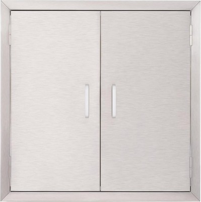 CO-Z 24x24 304 Stainless Outdoor Kitchen Double Doors