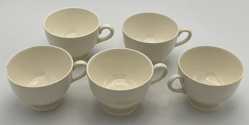 Wedgewood Etruria Barlaston Edme Made In England Coffee Tea Cups Set Of 5