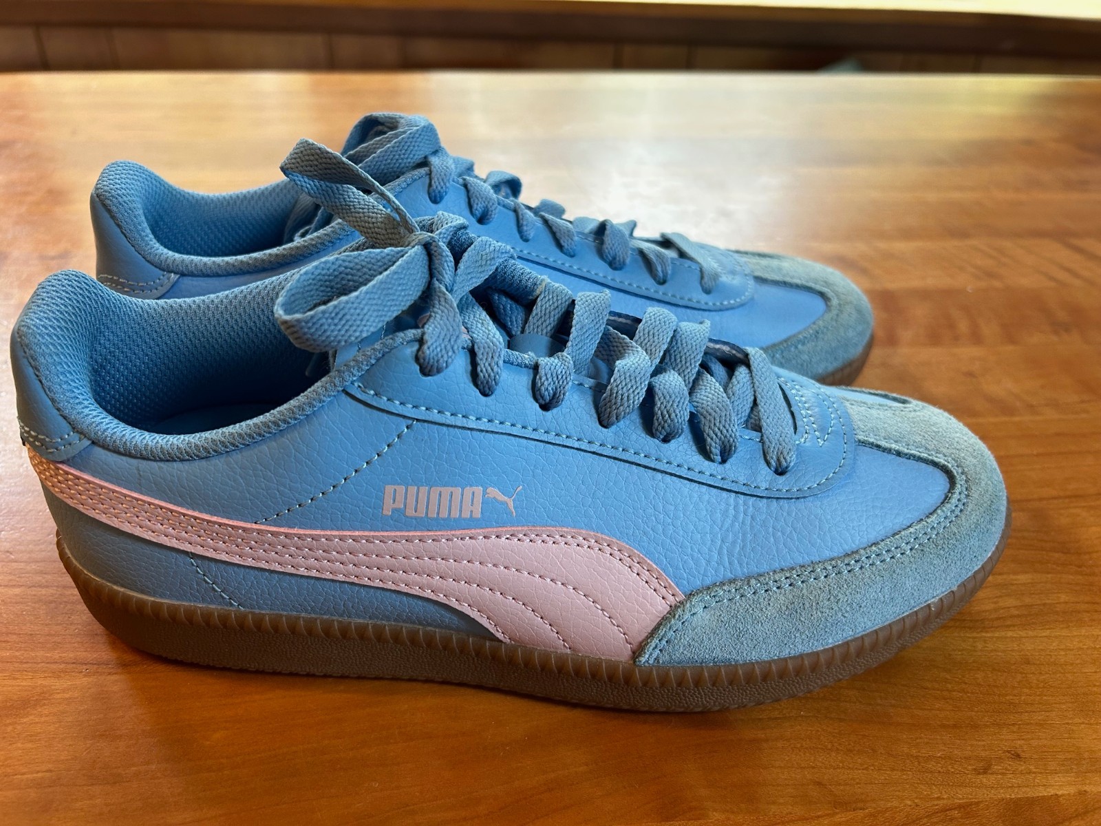 Women's Puma Club II Era Suede Zen Blue-Magic Rose, Size 7, 