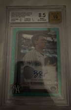 2025 Topps Chrome Update Series - Rookie Debut Autographs Ben Rice #CRDA-BR Aqua