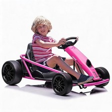 Garvee 24V Kids Go Kart,High Speed Electric Drift Kart with Music for Ages 8-12