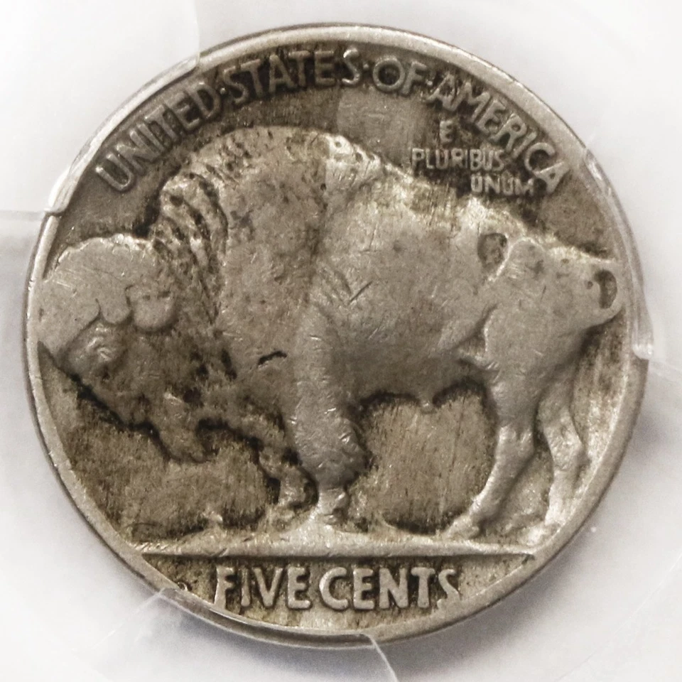1935 Buffalo Indian Nickel U.S. Coin 5c PCGS VG10 Detail Coin - Image 4 of 4