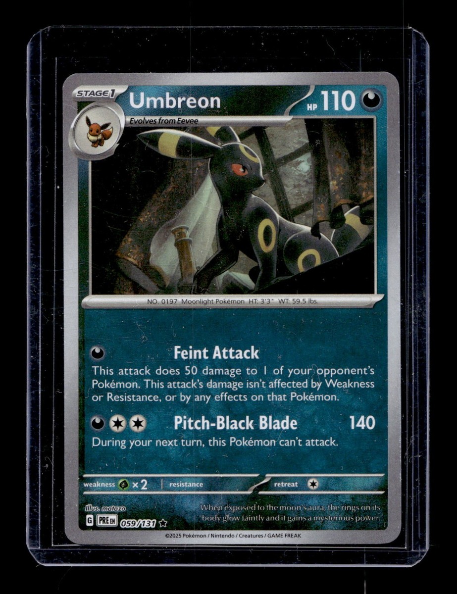 Pokmon TCG Pokmon Umbreon Umbreon Holo Prismatic Evolutions Pokeball  053/131 | eBay