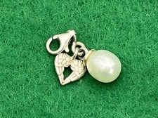 Thomas Sabo Silber Engelsflügel & Perlen Charm