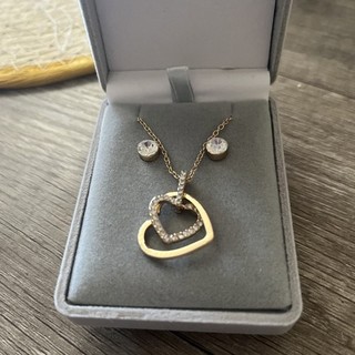 Schmuckset Halskette und Ohrringe