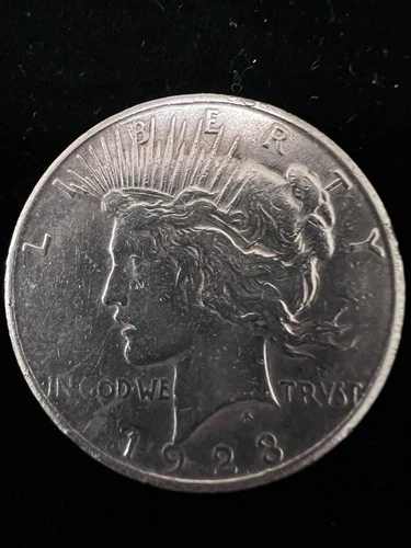 1923-S Peace Dollar • Raw VF/XF • San Francisco Mint • Honest Silver Example