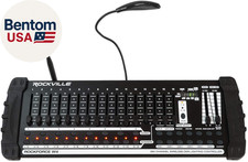 ROCKFORCE W4 384 Channel Wireless DMX Lighting Controller, MIDI Control, Built-I