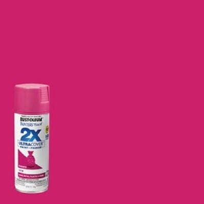 (6-Pk) Rust-Oleum Painter's Touch 2X Ultra Cover 12 Oz. Magenta Satin 334087