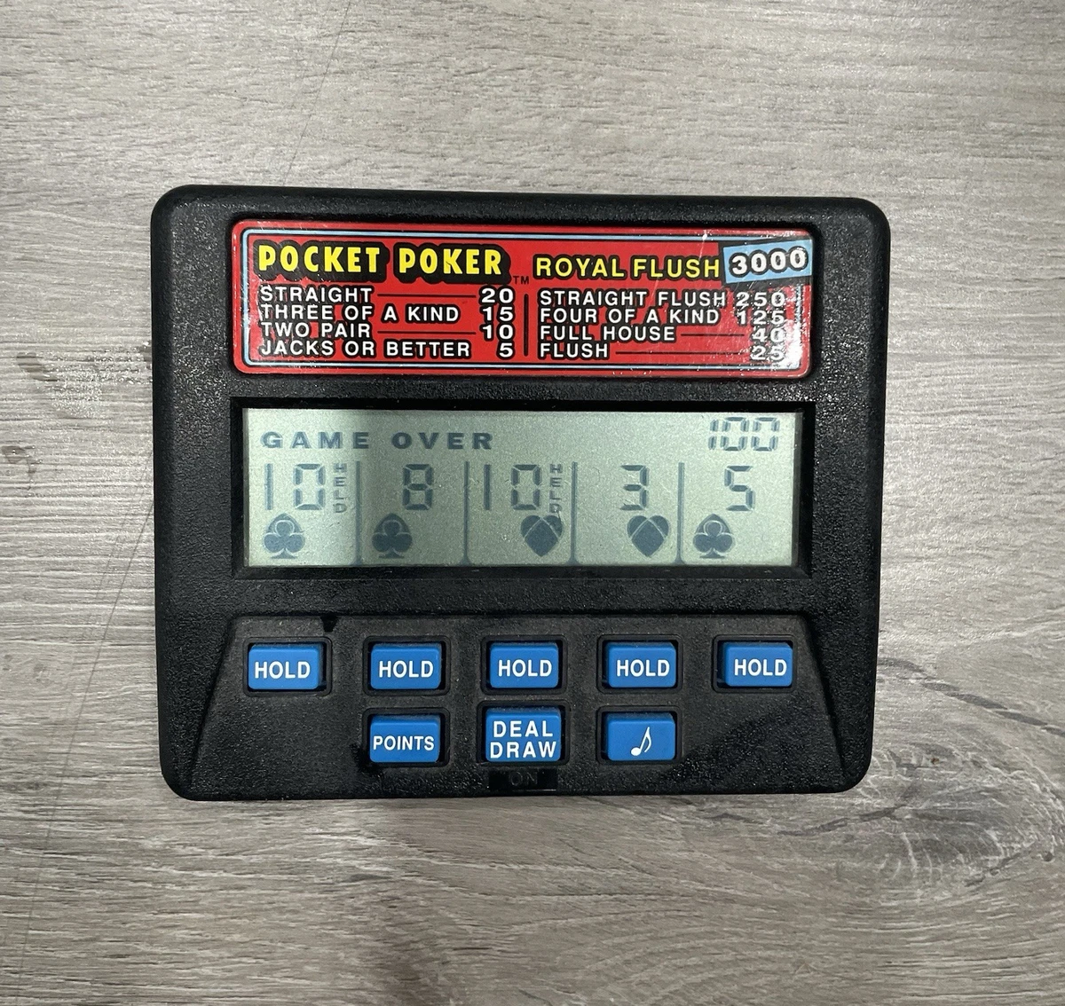 Radica Electronic Games Poker 2000 for sale | eBay
